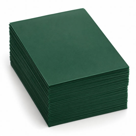 Matte Forest Green Card Sleeves 100 Pack