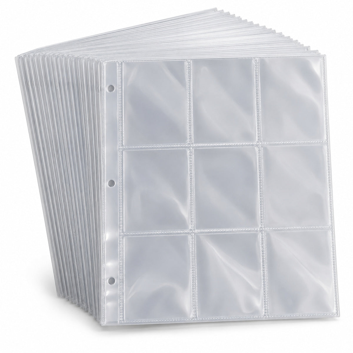 Ring Binder Card Pages 50 Pack