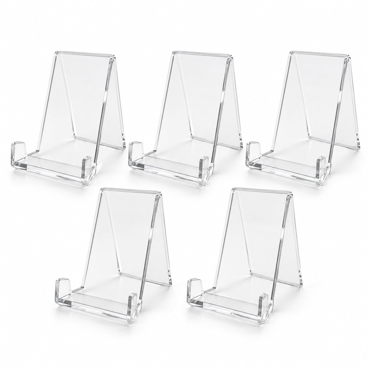 Acrylic Card Display Stand Set 5 Piece